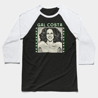 Gal Costa /\/ Retro Original Fan Art Design Baseball T-Shirt